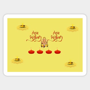 Happy Diwali Greeting Card Sticker